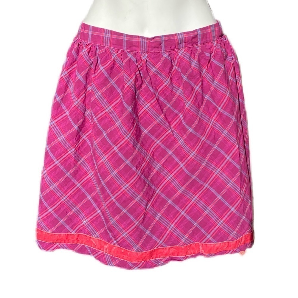 Matilda Jane Plaid Skirt Size Purple Pink Medium